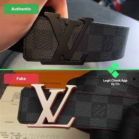 fake and real louis vuitton belt|real Louis Vuitton damier belt.